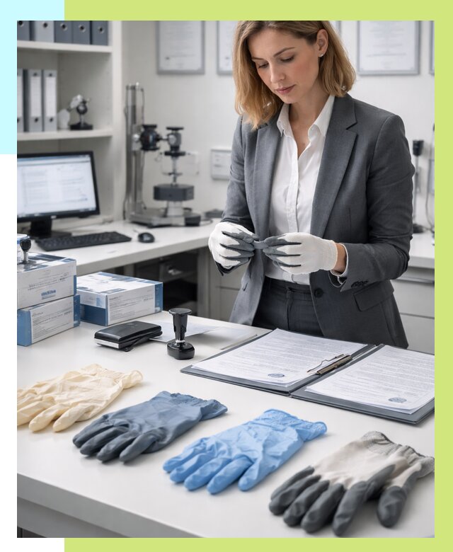 Сертификация перчаток в Шадринске от 8790 р. | Алешин-Шдр