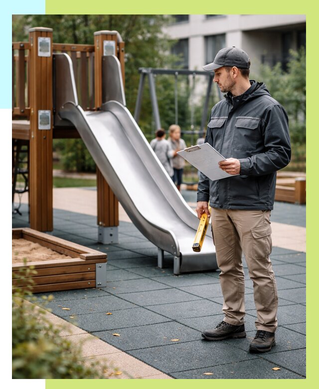 Сертификация детских площадок в Шадринске от 25853 р. | Алешин-Шдр