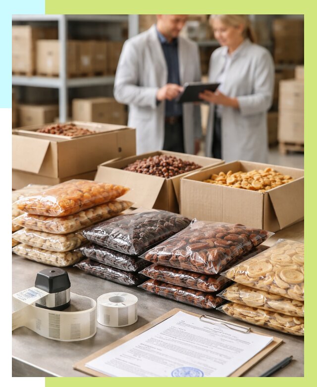 Сертификация сухофруктов в Шадринске от 12409 р. | Алешин-Шдр под ключ