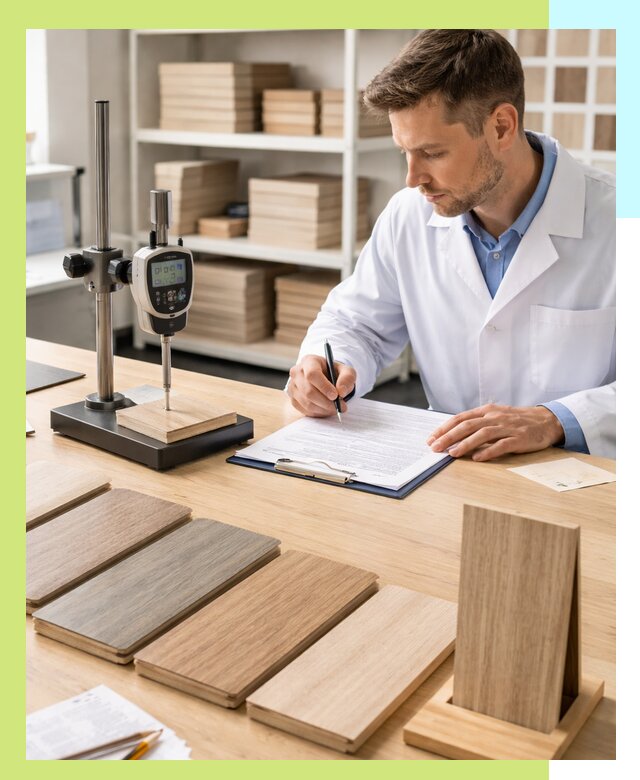 Сертификация ламината с испытаниями и оформлением документов в Шадринске