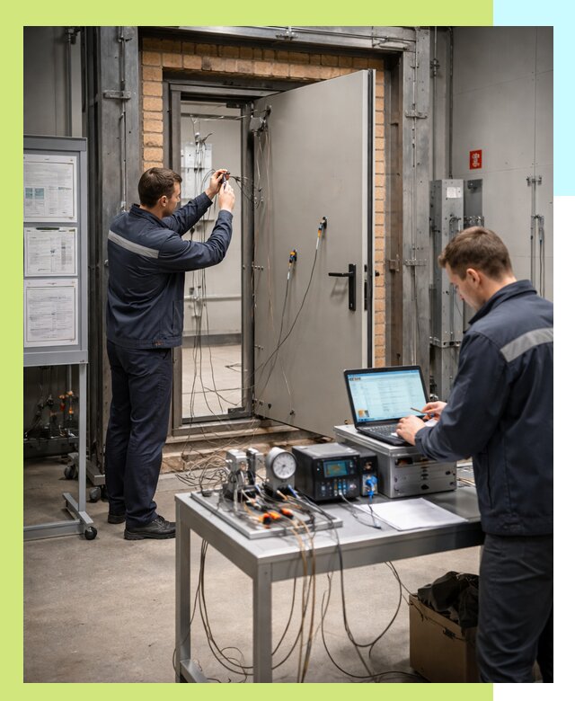 Сертификация противопожарных дверей в Шадринске по ГОСТ и ТР