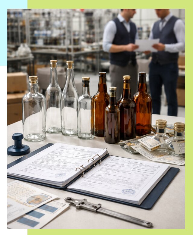 Сертификация стеклянных бутылок в Шадринске от 25853 р. | Алешин-Шдр