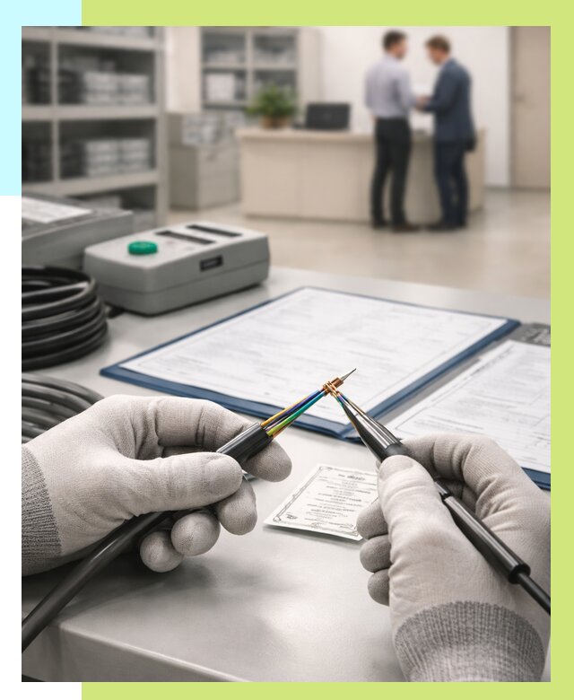 Сертификация провода в Шадринске от 18614 р. в Алешин-Шдр