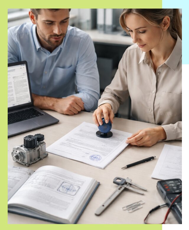 Выдача паспорта изделия и техническая экспертиза продукции в Шадринске