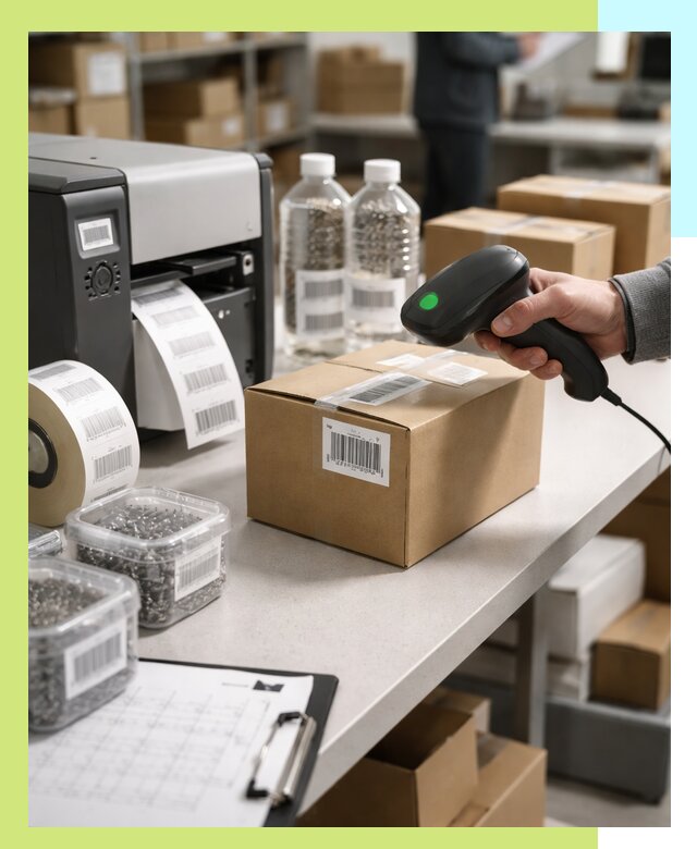 Штрихкодирование продукции и маркировка для продажи в Шадринске