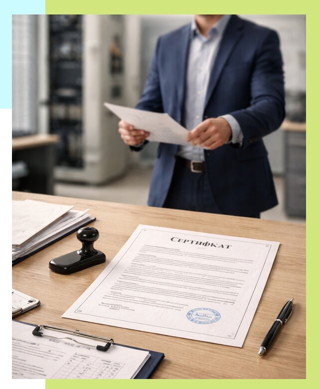 Сертификат на оборудование в Шадринске от 15512 р. | Алешин-Шдр