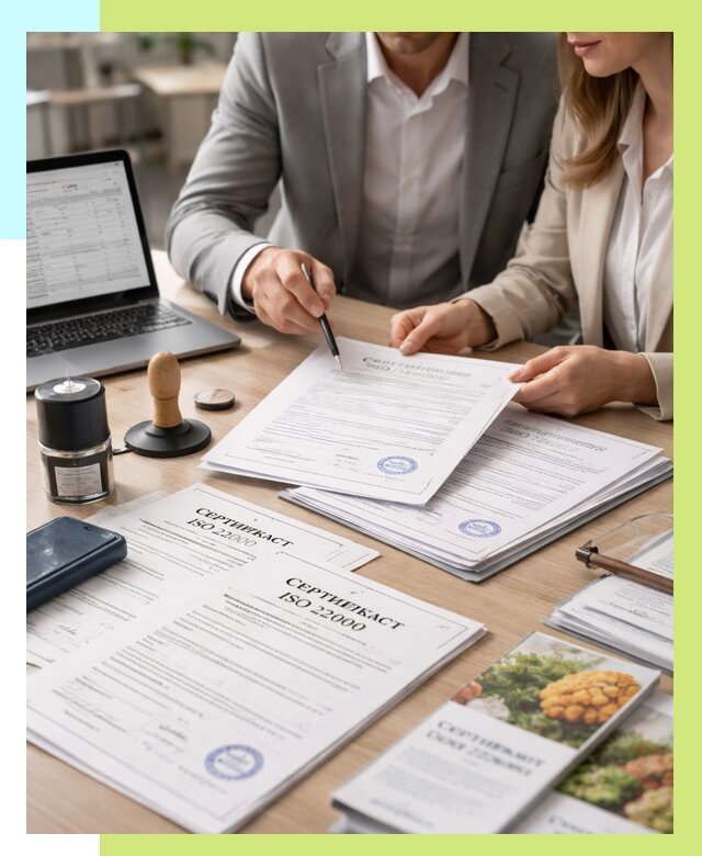 Сертификат ISO 22000 в Шадринске от 41364 р. под ключ | Алешин-Шдр