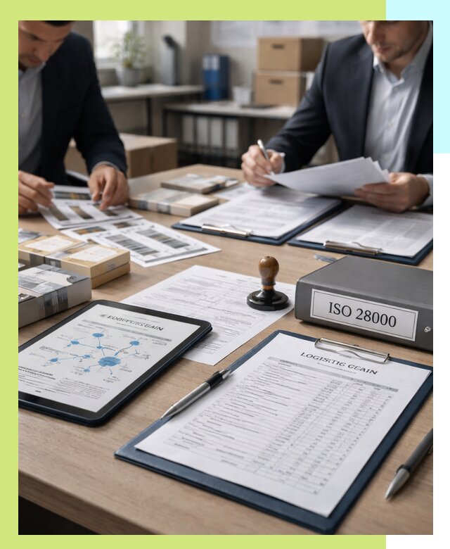 Получение сертификата ISO 28000 по безопасности цепи поставок в Шадринске